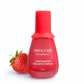 GlowBerry Niacinamide Radiance Serum Strawberry Extract Brightening Serum | Lightweight Hydrating Face Serum | Daily Glow Booster