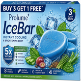 IceBar Instant Cooling & Brightening Soap (Pack of 3)