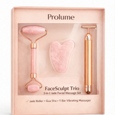 FaceSculptTrio 3-in-1 Jade Facial Massage Set