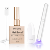 NailBond 6-in-1 Nail Builder Gel with UV/LED Nail Lamp