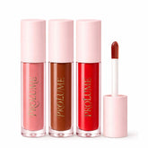 LipMood Matte Lipstick – Rose Whisper, Cocoa Muse & Red Affair (Pack of 3)