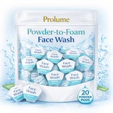 Powder-to-Foam Face Wash