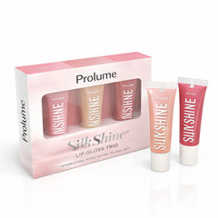 SilkShine Lip Gloss Trio  Hydrating High-Shine Mini Lip Gloss Set