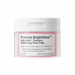 BrightGlow™ Kojic Acid + Turmeric Brightening Toner Pads