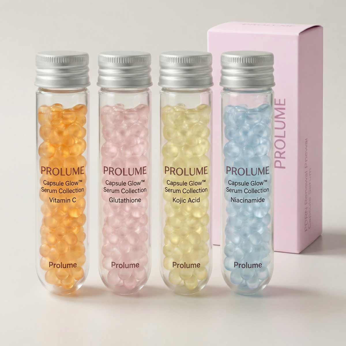 Capsule Glow Serum Collection  PDRN + Targeted Active Capsules | Pack of 4