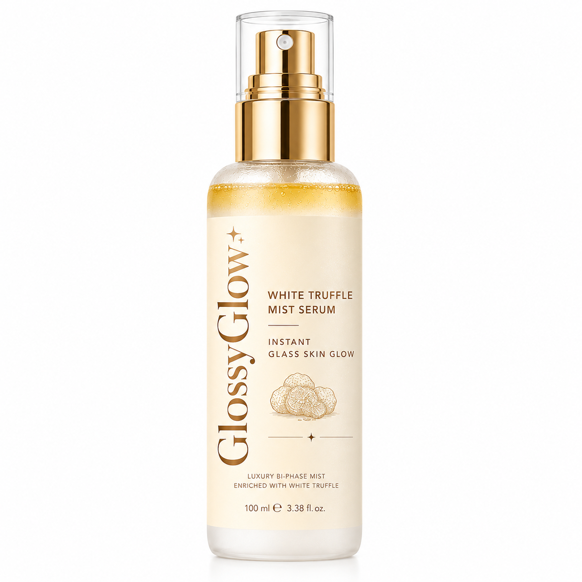 GlossyGlow White Truffle Mist Serum