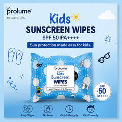 Kids Sunscreen Wipes SPF 50 ++++