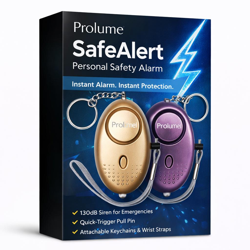 SafeAlert Personal Safety Alarm Keychain