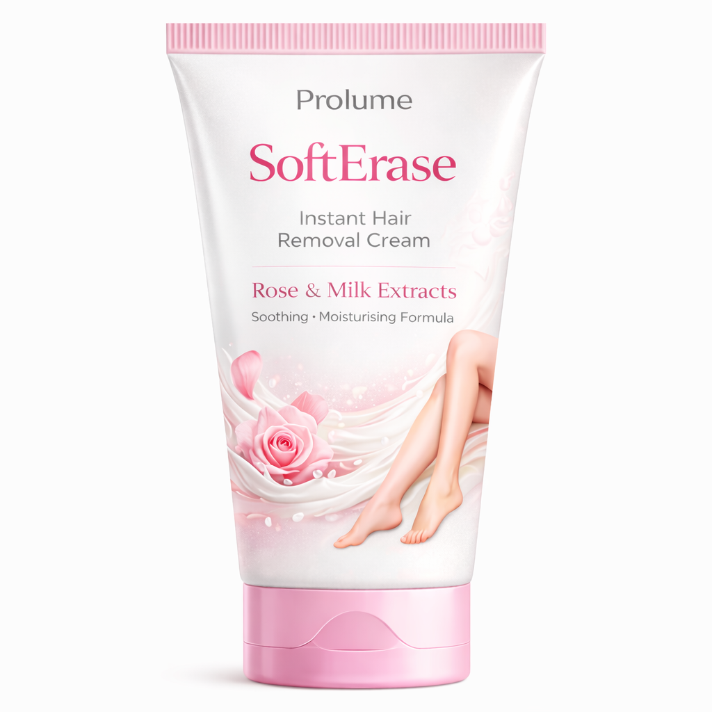 SoftErase Instant Hair Removal Cream – Rose & Milk Extracts