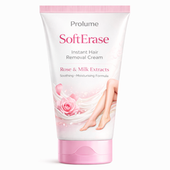 SoftErase Instant Hair Removal Cream – Rose & Milk Extracts