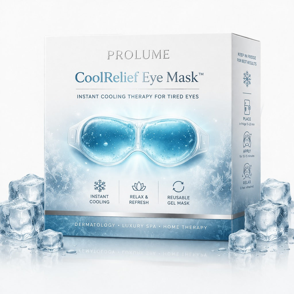 CoolRelief Eye Mask  For Summer Heat Relief & Stressed Eye Relaxation