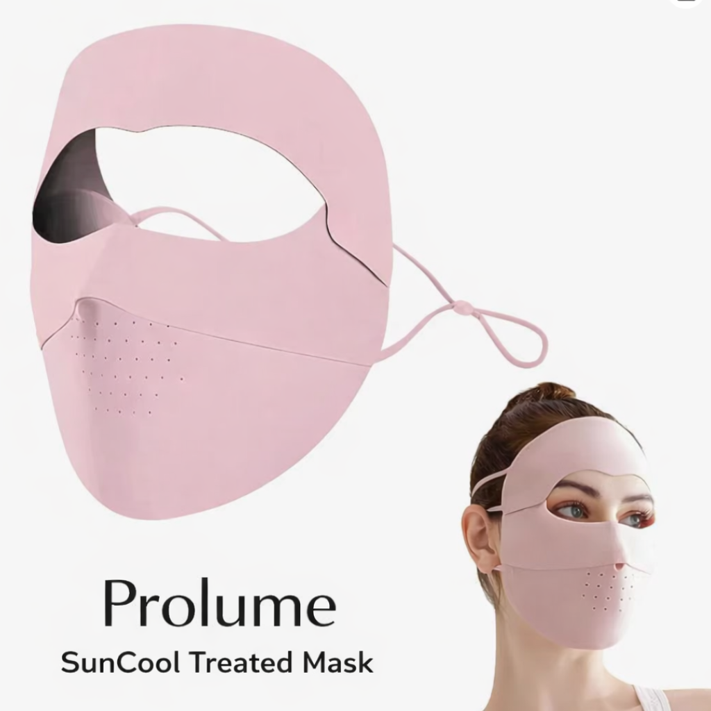 SunCool Treated Mask  (Cooling Protection Mask | Anti-Heat | Breathable Comfort | Skin-Friendly Fit)