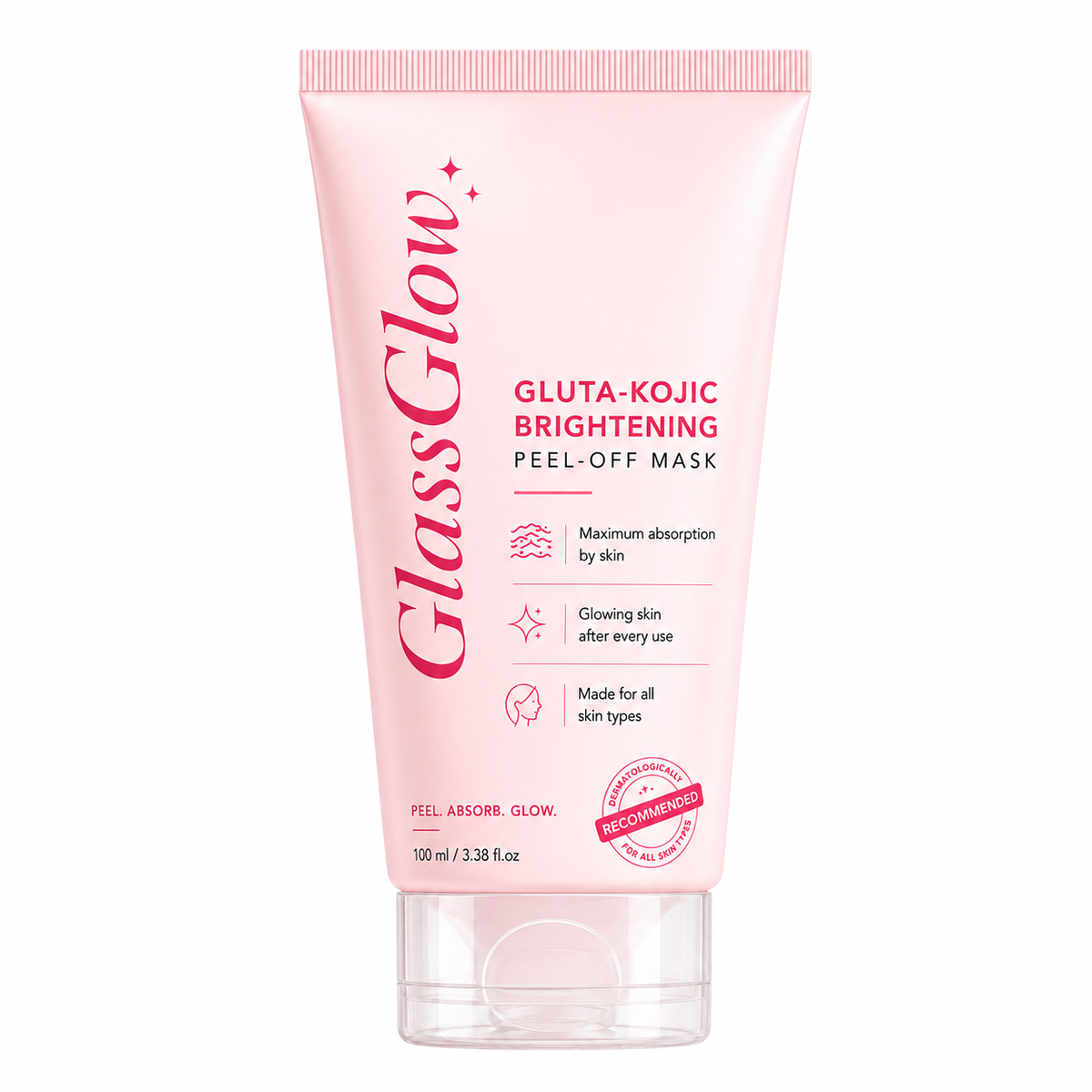 GlassGlow Gluta-Kojic Brightening Peel-Off Mask