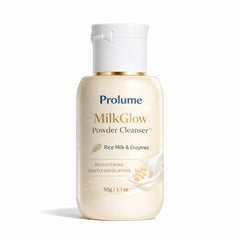 MilkGlow Powder Cleanser (Rice Milk + Enzymes) – Brightening Gentle Exfoliating Face Wash