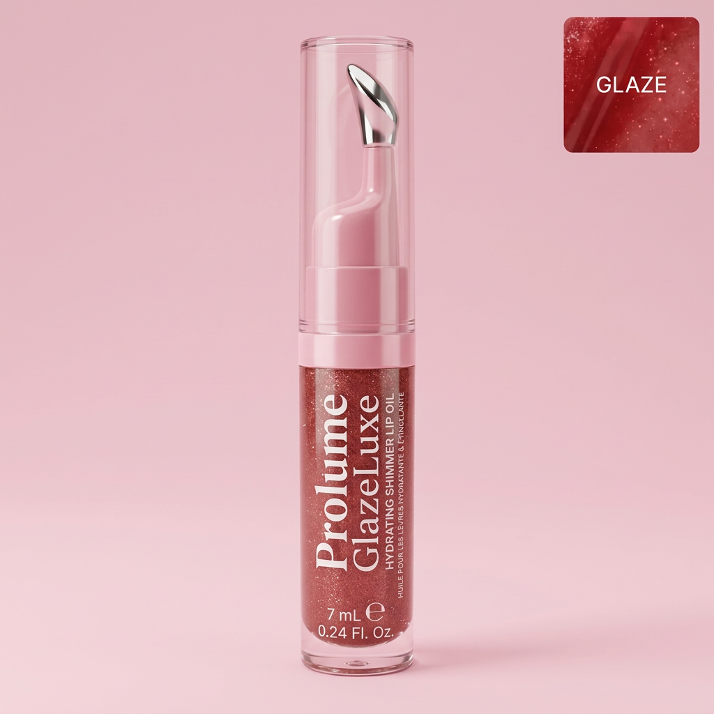 GlazeLuxe Hydrating Shimmer Lip Oil