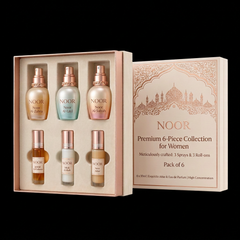 Noor Luxury Perfume Collection – 6 Signature Sets Spray plus Roll On (For Women)