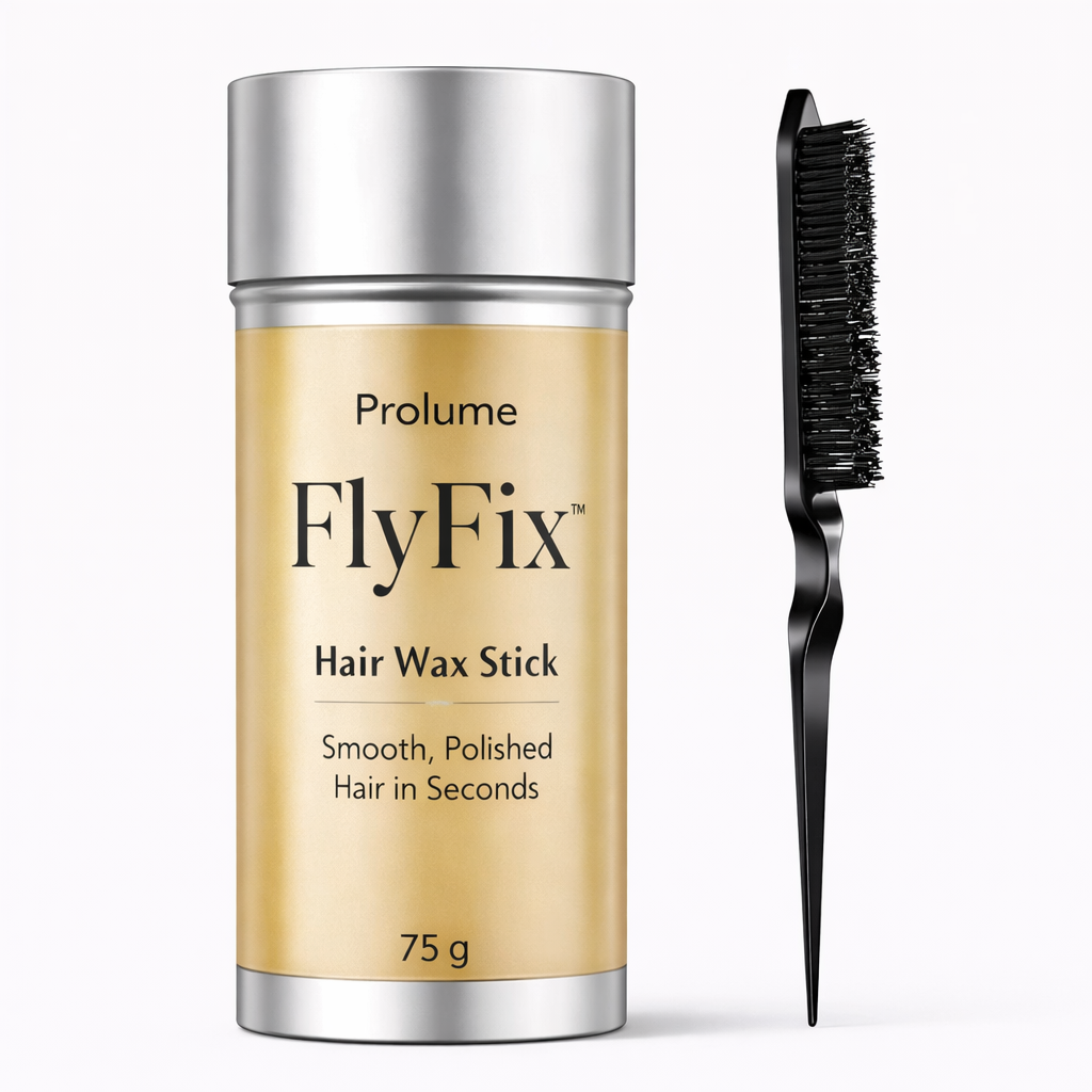 FlyFix Hair Wax Stick With Teasing Hair Brush