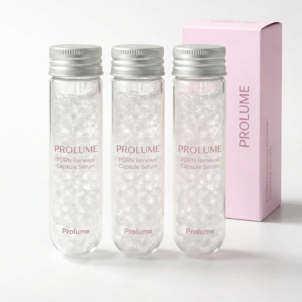 PDRN Renewal Capsule Serum  Pack of 3 | 30ml Each | Precision Dropper Bottles