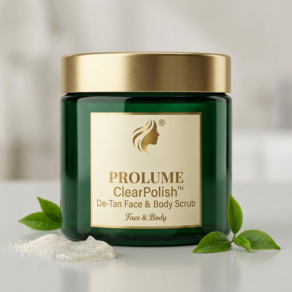 ClearPolish De-Tan Face & Body Scrub