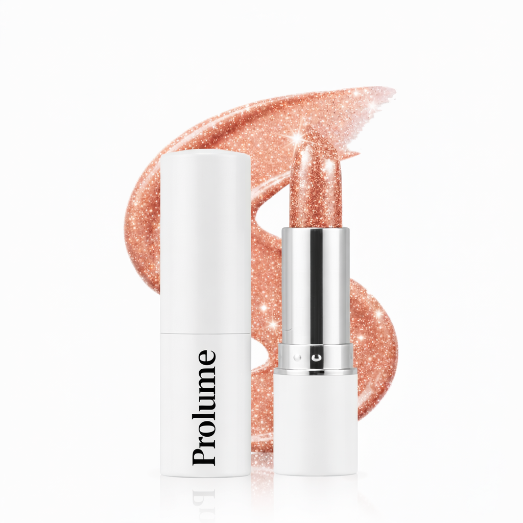 PeachyGlam Shiny Glitter Lipstick
