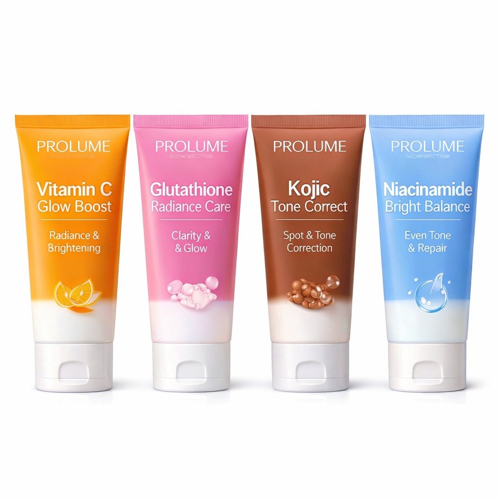 GlowSpectrum Brightening Lotion Set (Pack of 4 Tubes)