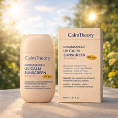 CalmTheory DermaShield UV Calm SPF 50+ PA++++ Sunscreen Lotion