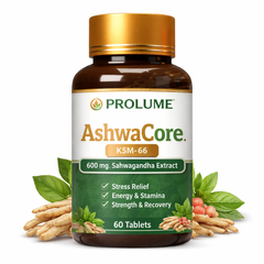 AshwaCore KSM-66 Ashwagandha – 600 mg (60 Tablets)