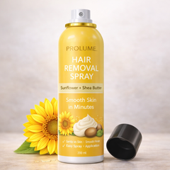 HairOff Smooth Removal Spray – Sunflower & Shea Butter Skin Comfort Formula