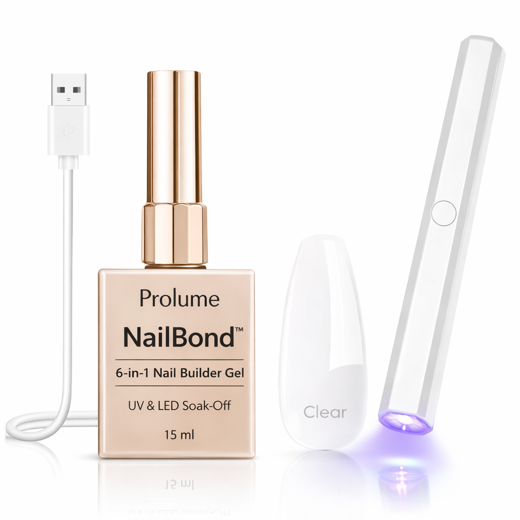 NailBond 6-in-1 Nail Builder Gel with UV/LED Nail Lamp