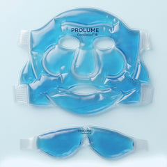 CoolRelief Cooling Gel Face Mask  Full Face Therapy Mask | Hot & Cold Compress | Skin Soothing & Stress Relief System