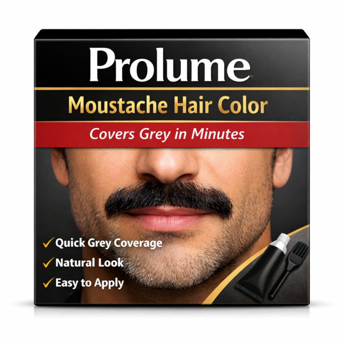 Moustache Hair Color