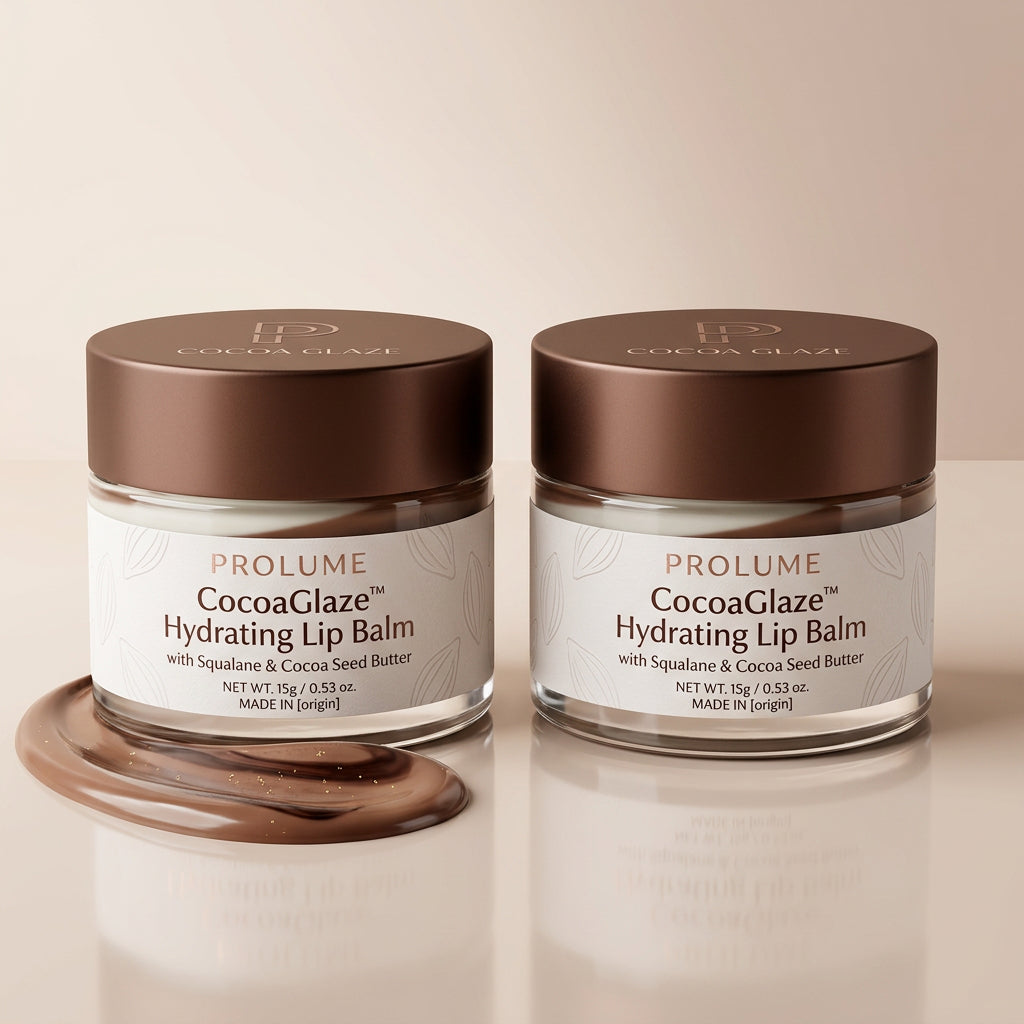 CocoaGlaze Hydrating Lip Balm (Pack of 2)  Chocolate Lip Care | Deep Hydration | Smooth, Glossy Lips