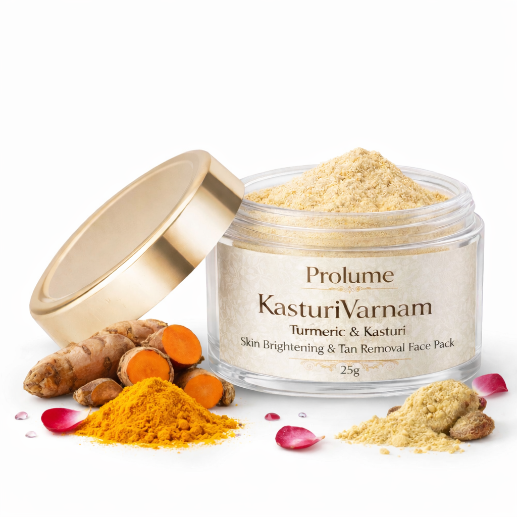 Kasturi Varnam Turmeric & Kasturi Skin Brightening & Tan Removal Face Pack
