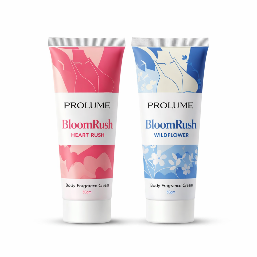 BloomRush Body Fragrance Cream Duo – Heart Rush & Wildflower