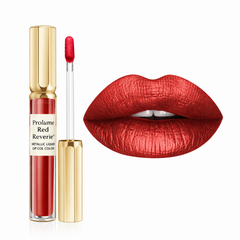 Red Reverie Metallic Liquid Lip Color – Crimson Red
