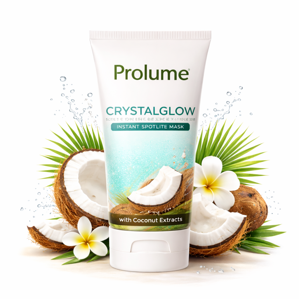CrystalGlow Instant Spotlite Mask with Coconut Extracts