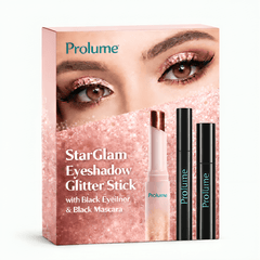 StarGlam Eyeshadow Glitter Stick with Black Eyeliner & Black Mascara