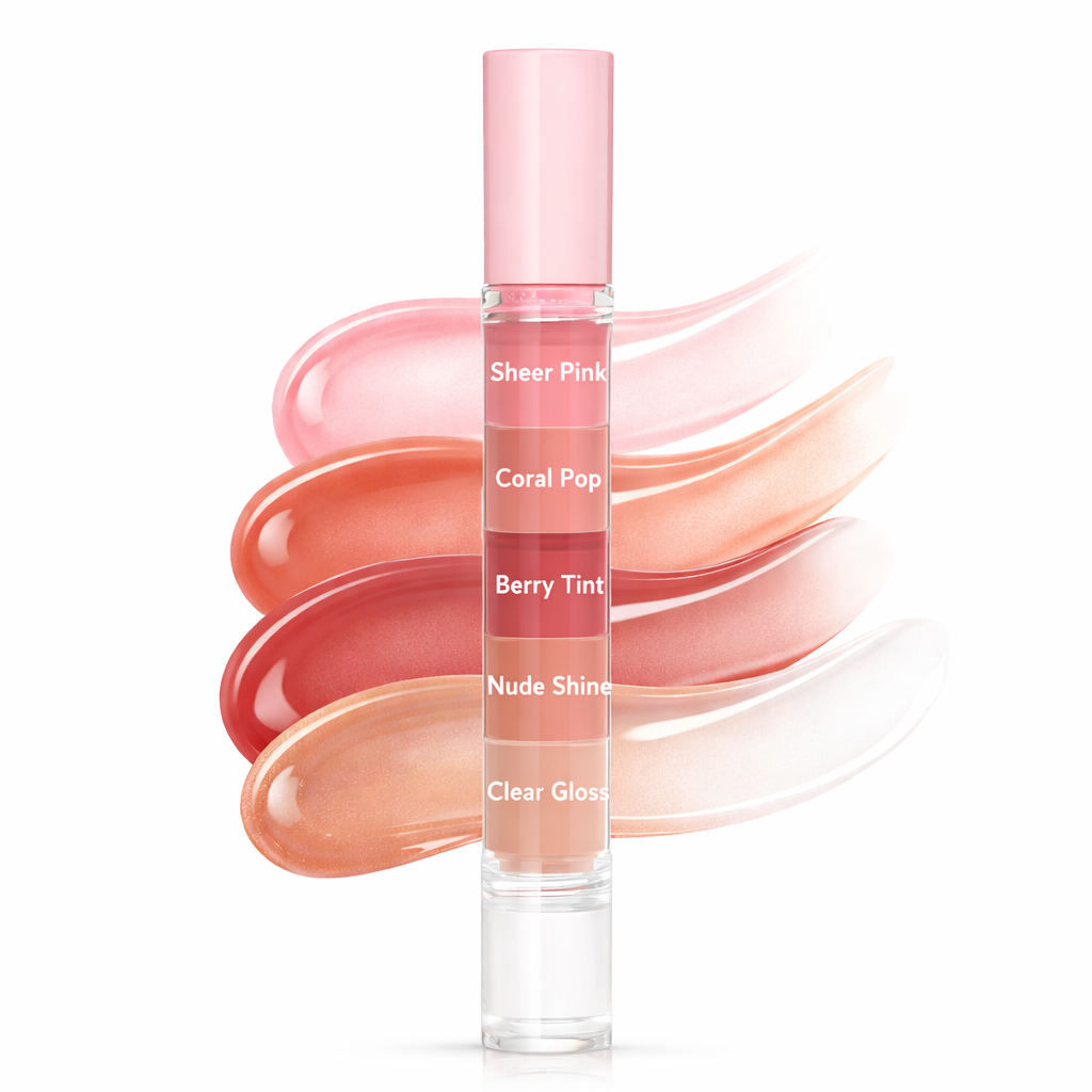 GlossBoss 5-in-1 Juicy Lip Gloss Pen