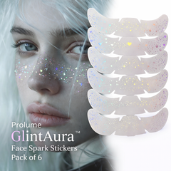 GlintAura Face Spark Stickers