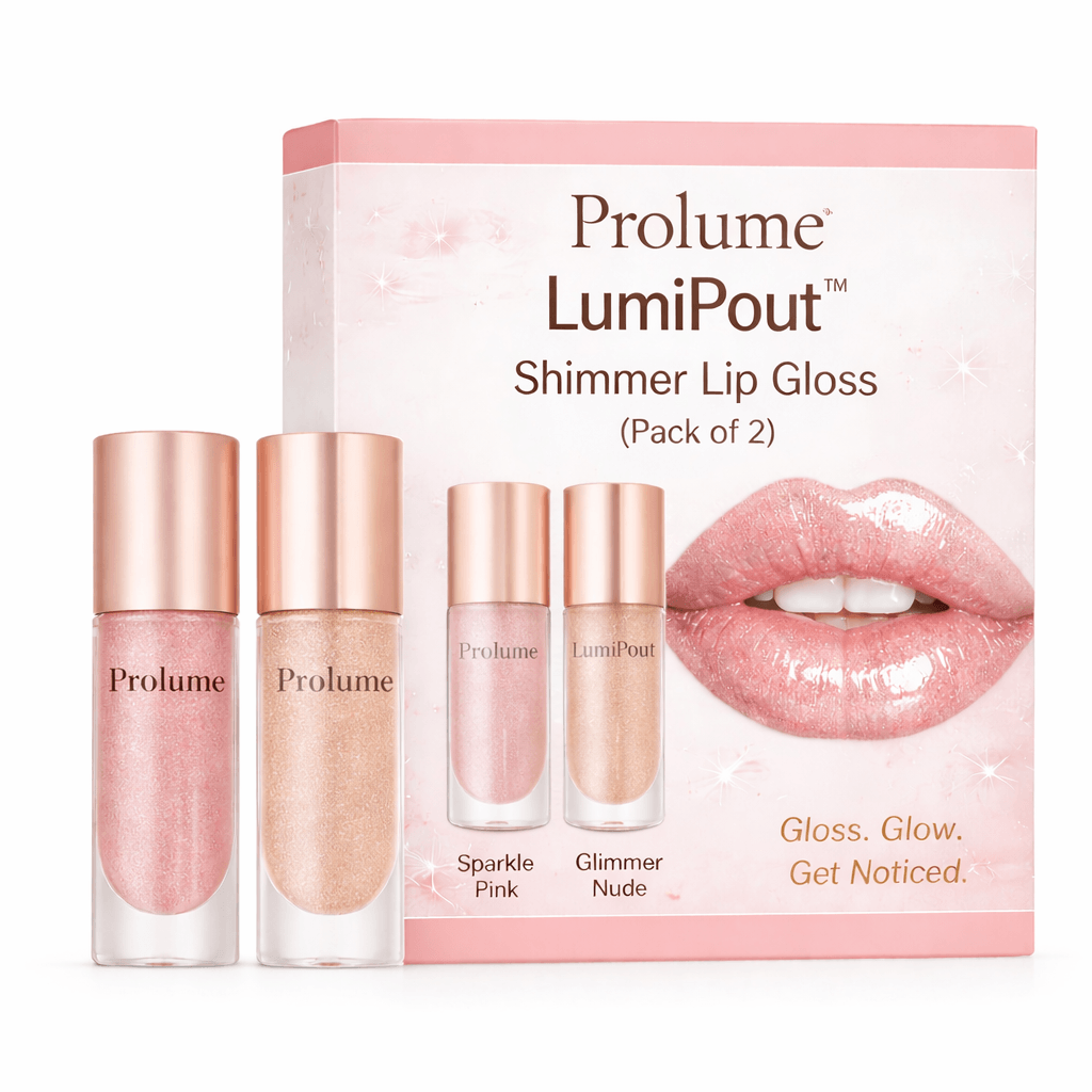 LumiPout Shimmer Lip Gloss (Pack of 2)
