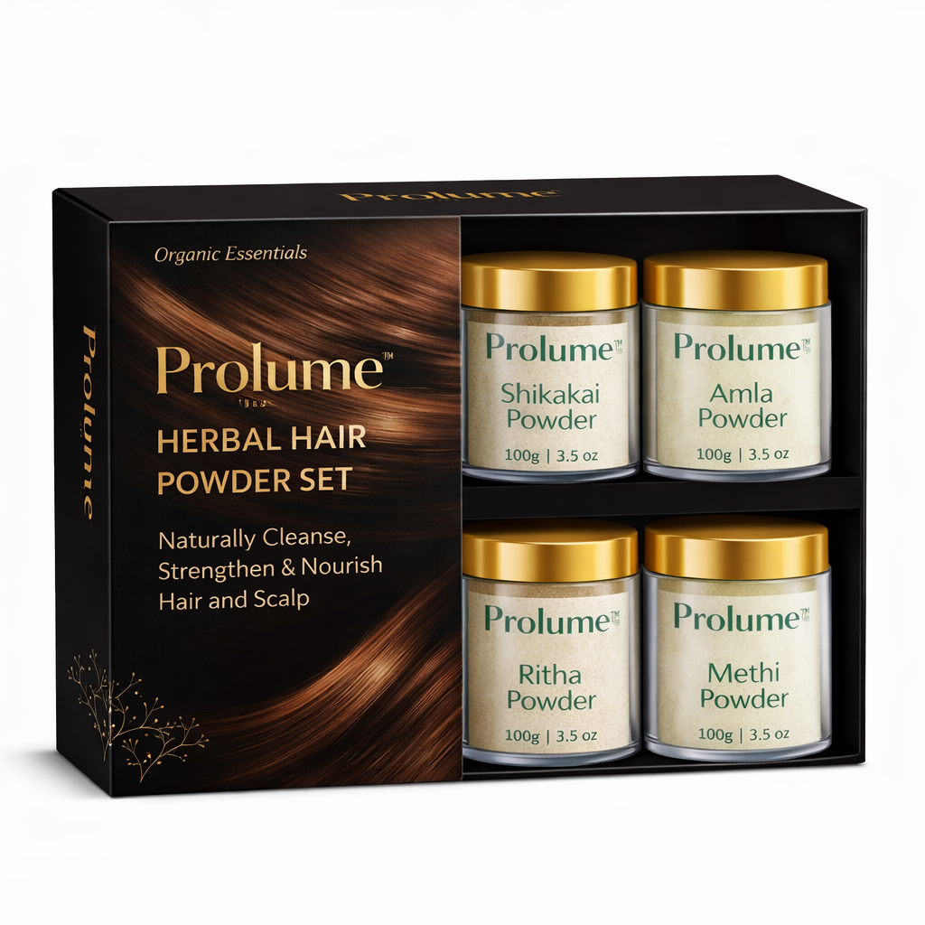 RootBlend Set of 4 Hair Powders – Amla, Shikakai, Ritha & Methi, 100g each