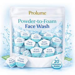 Powder-to-Foam Face Wash