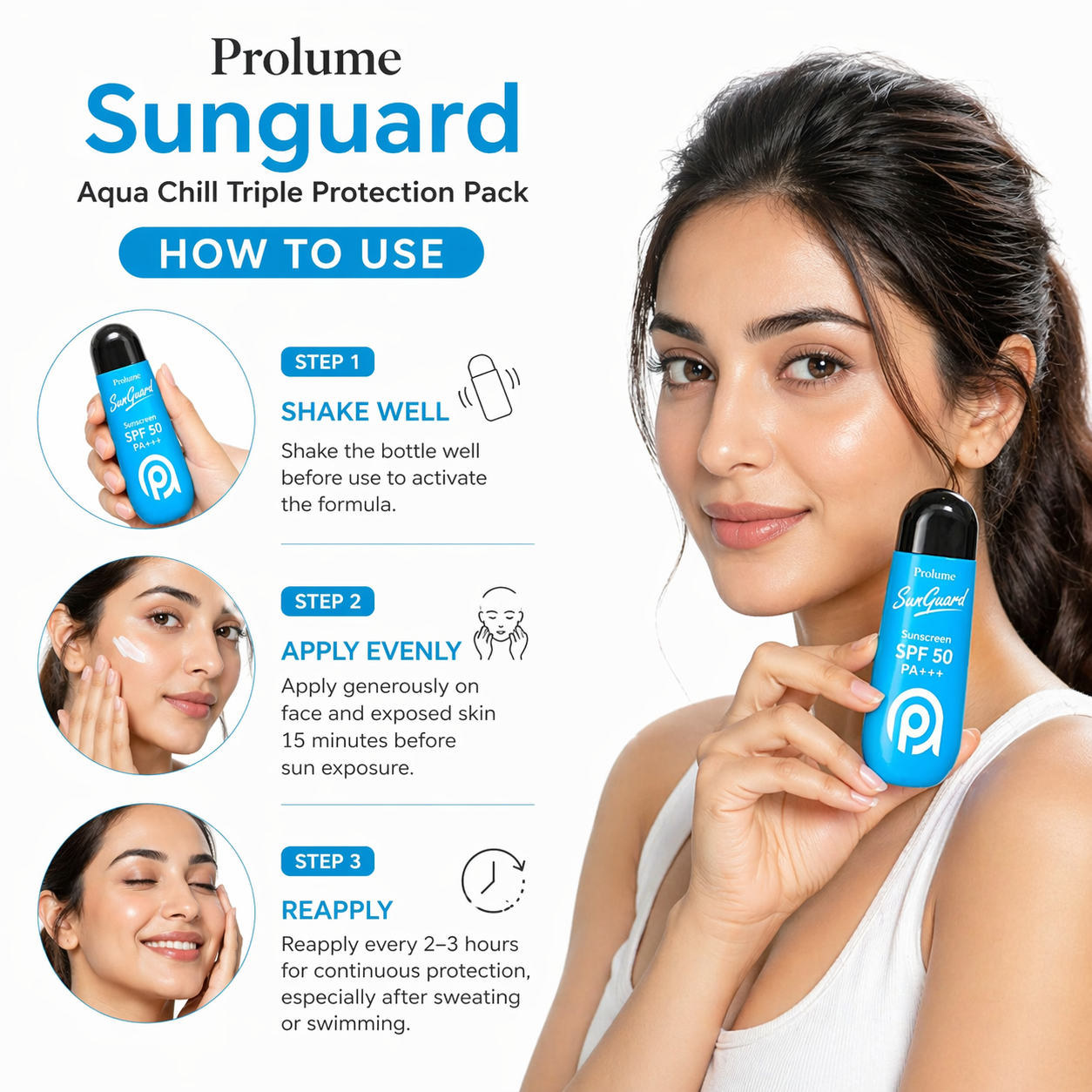 Sunguard Aqua Chill Triple Protection Pack