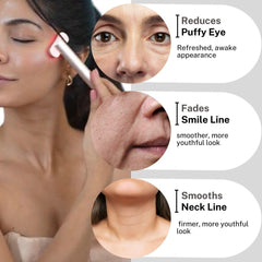 EyeRevivePro LED Face & Eye Massager – 4-in-1 Vibration + Heat + Microcurrent + Red Light Therapy