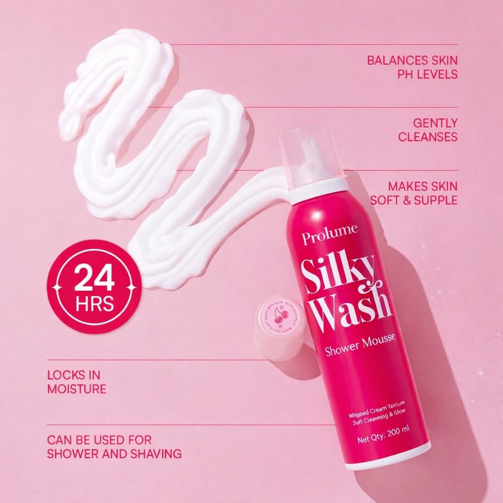 SilkyWash Shower Mousse