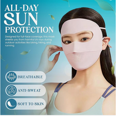 SunCool Treated Mask  (Cooling Protection Mask | Anti-Heat | Breathable Comfort | Skin-Friendly Fit)