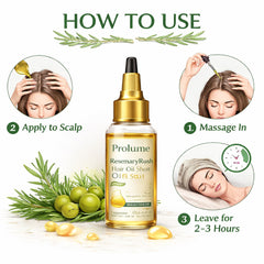 RosemaryRush Hair Oil Shots