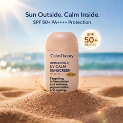 CalmTheory DermaShield UV Calm SPF 50+ PA++++ Sunscreen Lotion