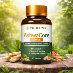 AshwaCore KSM-66 Ashwagandha – 600 mg (60 Tablets)