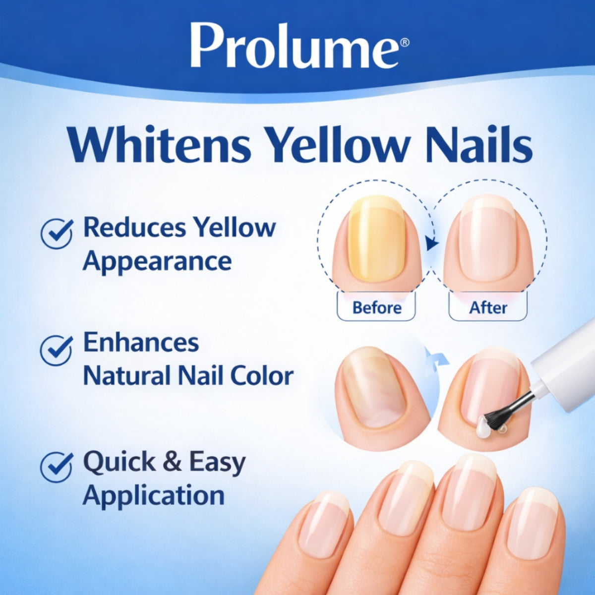 Nail Whitener for Yellow Nails